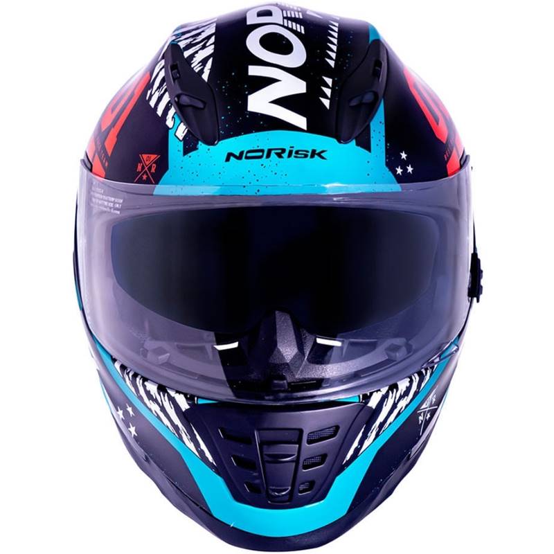 CAPACETE NORISK SOUL FF302 GRAND PRIX TOKYO PRETO/BRANCO/VERDE