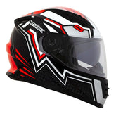 CAPACETE NORISK SOUL WIZARD PRETO/BRANCO