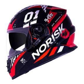 CAPACETE NORISK SOUL TOKYO VERMELHO