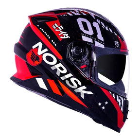 CAPACETE NORISK SOUL TOKYO VERMELHO