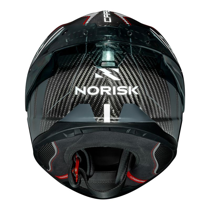 CAPACETE CARBON R TEAM VERMELHO