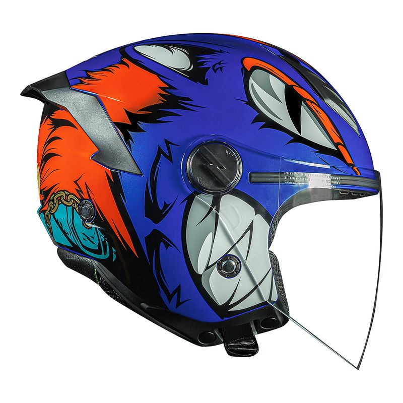 CAPACETE NEO HYENA LARANJA