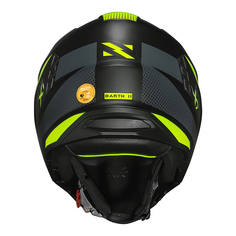 CAPACETE DARTH II X1 AMARELO FOSCO