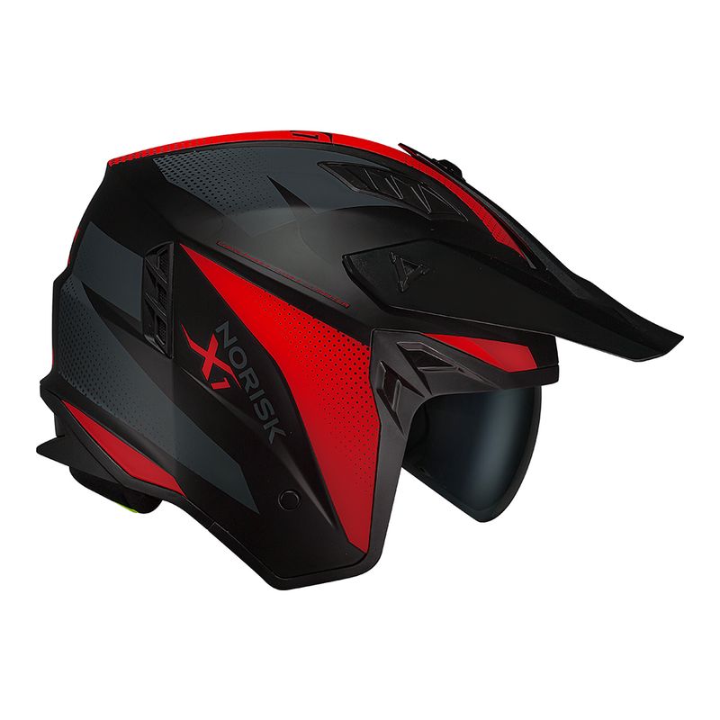 CAPACETE DARTH II X1 VERMELHO FOSCO