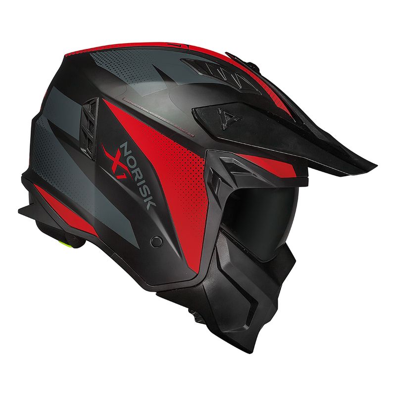 CAPACETE DARTH II X1 VERMELHO FOSCO