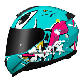 CAPACETE NORISK CAPACETE RAZOR MAD AZUL