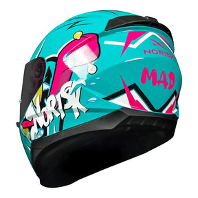 CAPACETE NORISK CAPACETE RAZOR MAD AZUL