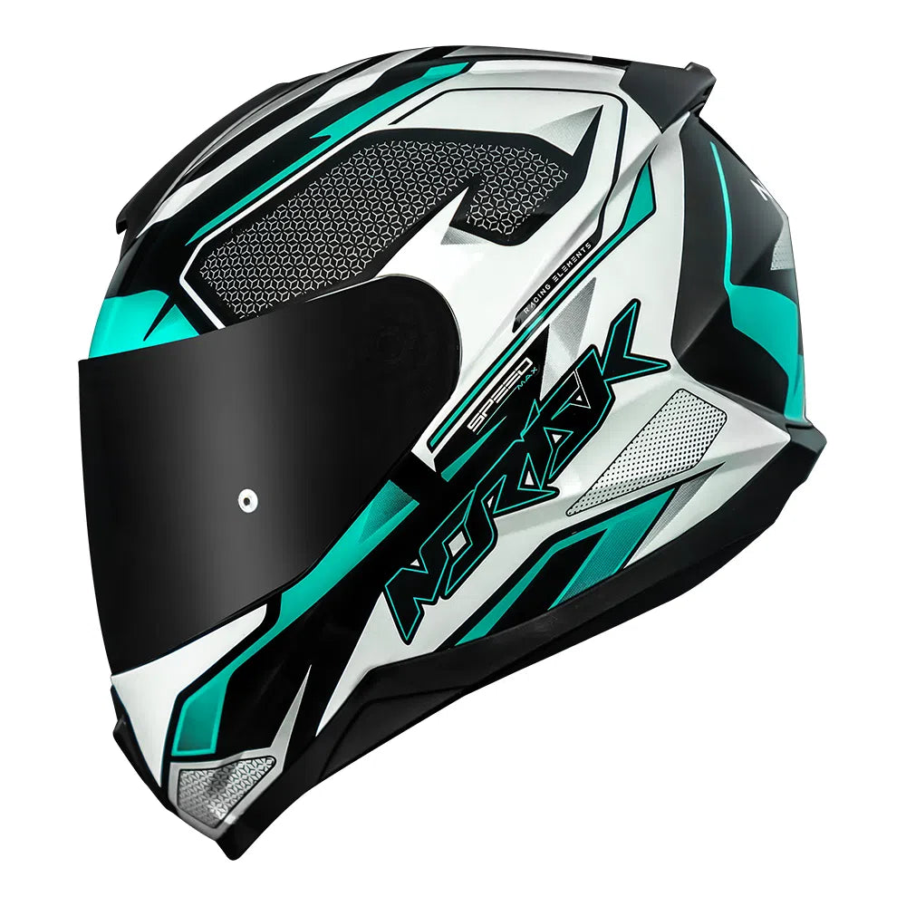 CAPACETE NORISK RAZOR SPEEDMAX BRANCO/VERDE