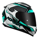 CAPACETE NORISK RAZOR SPEEDMAX BRANCO/VERDE