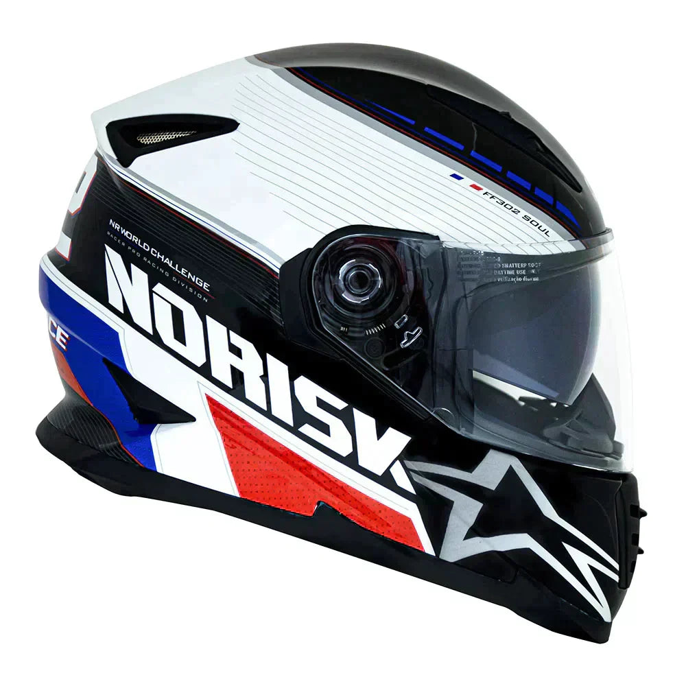 CAPACETE NORISK SOUL FF302 GRAND PRIX FRANCE