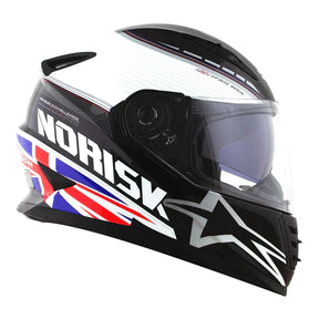 CAPACETE NORISK SOUL FF302 GRAND PRIX UNITED KINGDOM