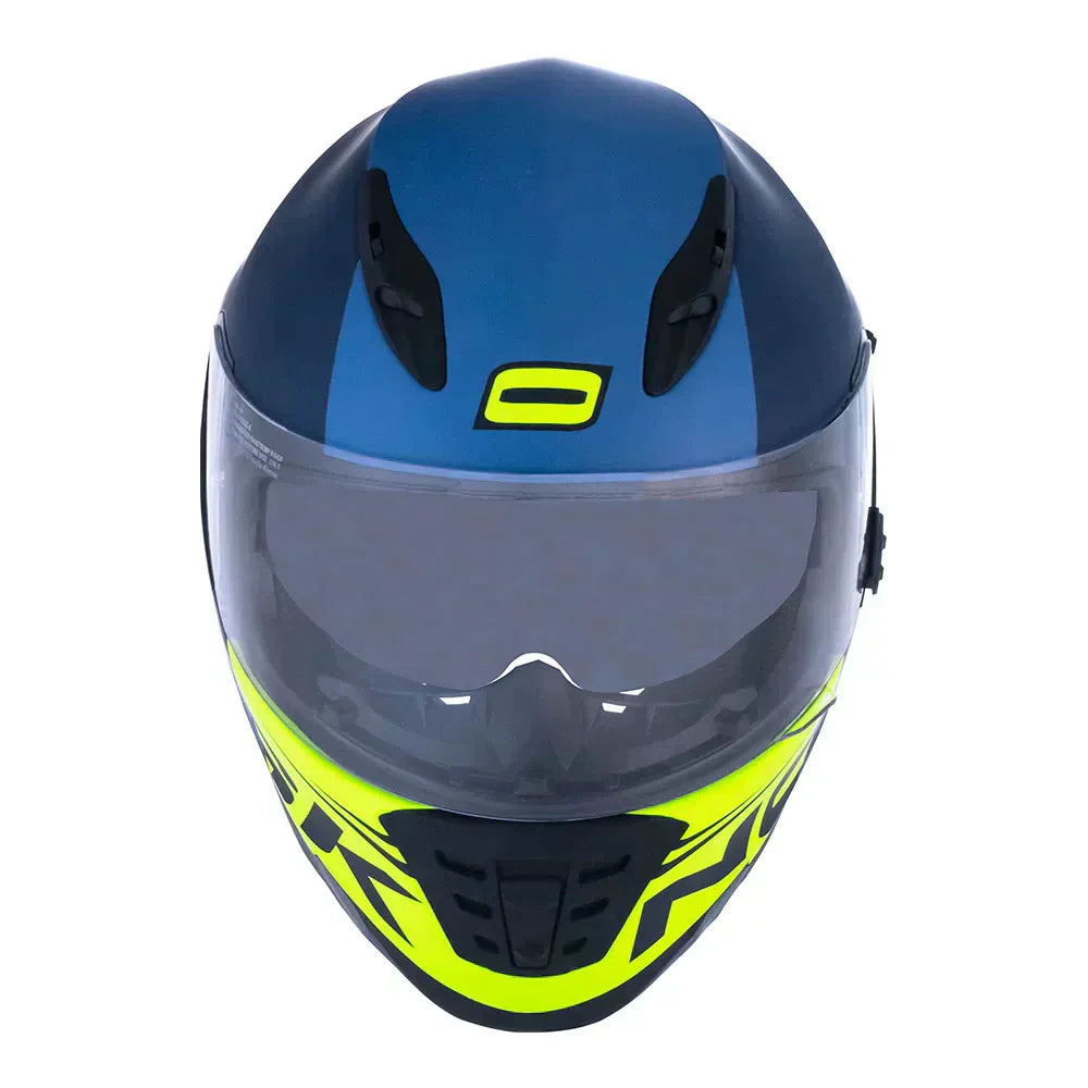 CAPACETE NORISK SOUL MANTY AZUL/AMARELO