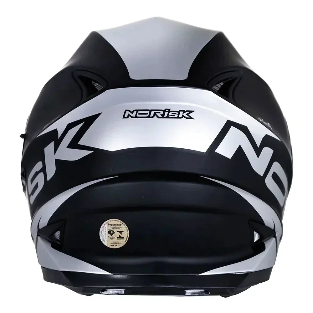 CAPACETE NORISK SOUL MANTY PRETO/CINZA