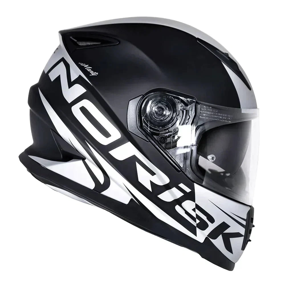 CAPACETE NORISK SOUL MANTY PRETO/CINZA