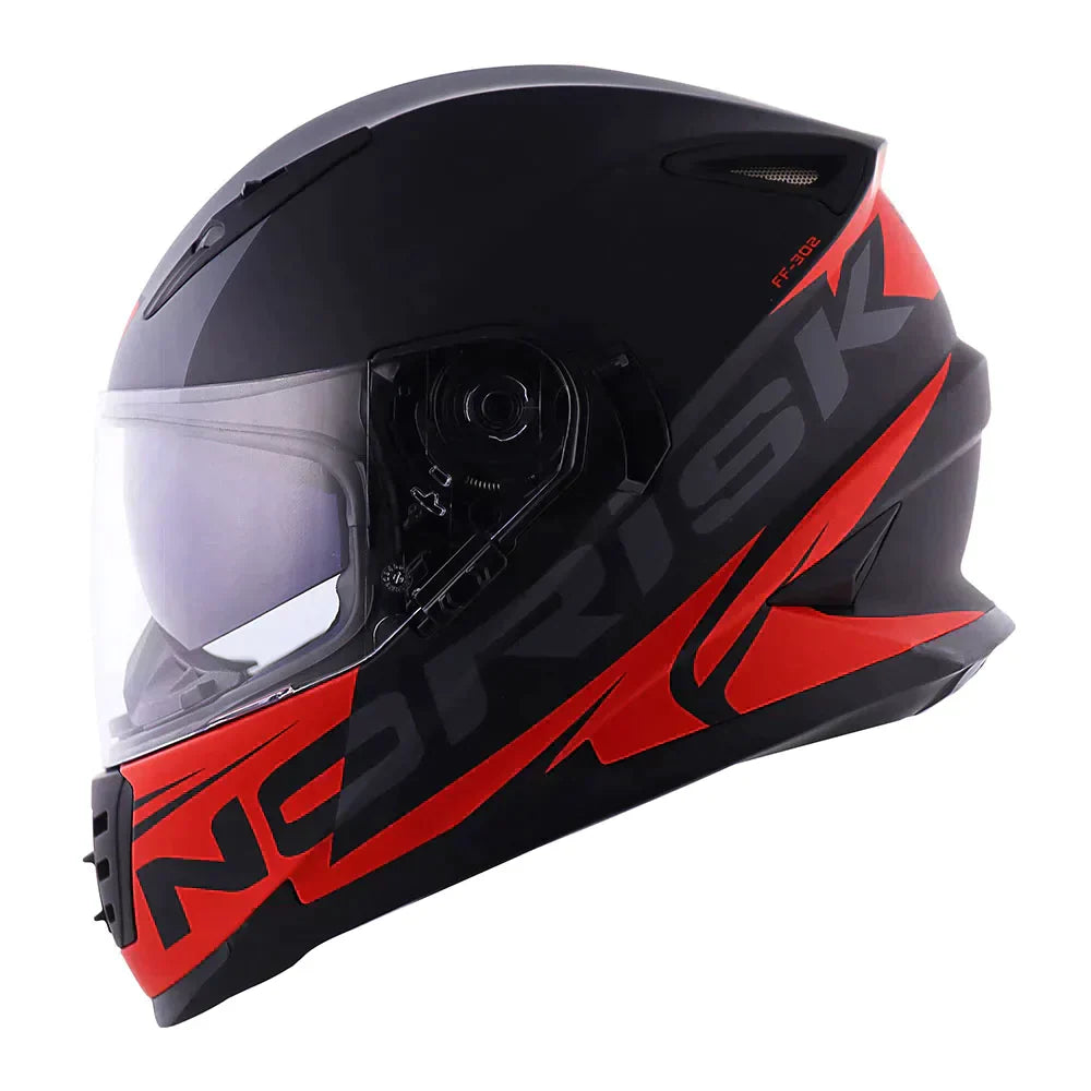 CAPACETE NORISK SOUL MANTY PRETO/VERMELHO