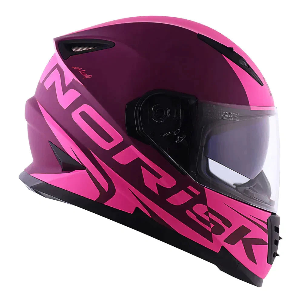 CAPACETE NORISK SOUL MANTY LILÁS/ROSA