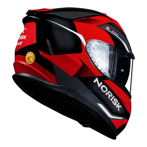 CAPACETE NORISK STRADA DRIVE PRETO/VERMELHO