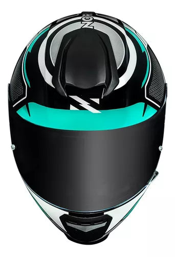 CAPACETE NORISK RAZOR SPEED MAX PRETO E VERDE