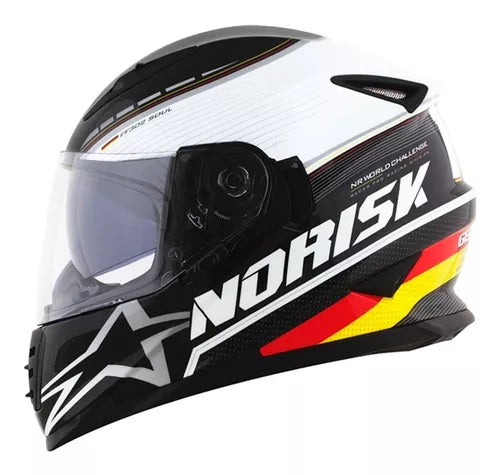 CAPACETE NORISK SOUL FF302 GRAND PRIX GERMANY