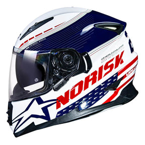 CAPACETE NORISK SOUL FF302 GRAND PRIX USA